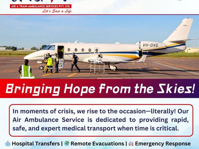 The Fast and Managed Flight - Tridev Air Ambulance Services in Delhi