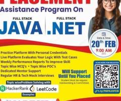 Placement Assistance Program on Java & .NET - IT