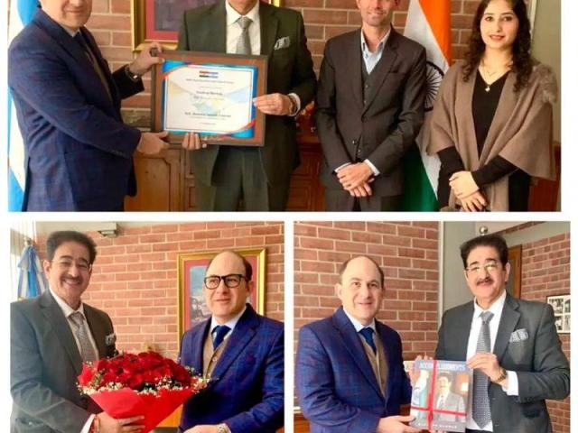 Sandeep Marwah Appointed Chair of Indo-Argentina Film and Cultural Forum