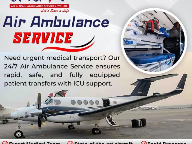 Great Provision to Go to Other States by Tridev Air Ambulance Services in Kolkata