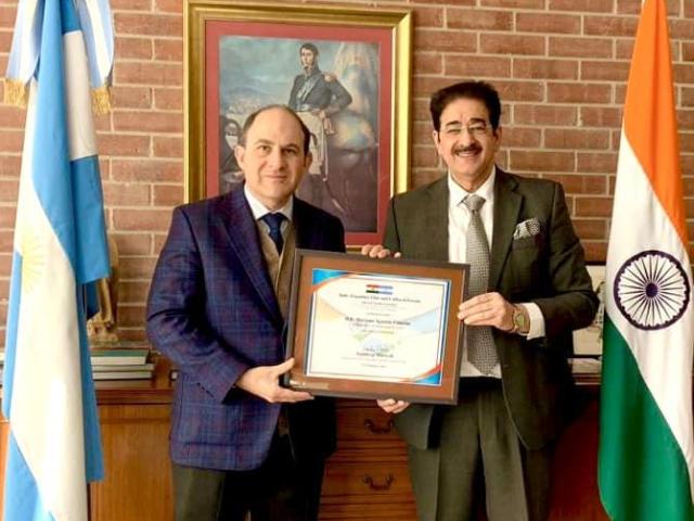 H.E. Mariano Agustín Caucino Appointed Patron of Indo-Argentina Film and Cultural Forum