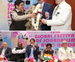 Grand Opening of 13th Global Festival of Journalism & AVGC Noida 2025 at Marwah Studios
