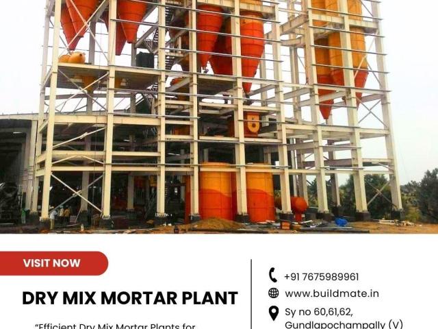 Dry Mix Mortar Plant Supplier | 7675989961 | Buildmate
