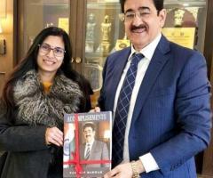 Antara Rakesh Tallam Visits Marwah Studios to Promote Women’s Empowerment