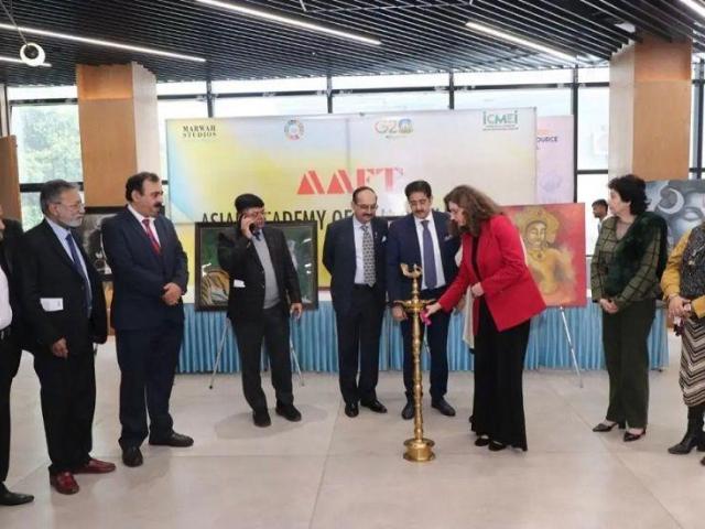 Art Exhibition of Renuka Anand Inaugurated at Media & Entertainment Summit