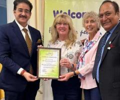 Dr. Sandeep Marwah Inducted as a Member of Rotary E-Club of Winter Haven