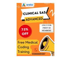 Best clinical SAS course with certification .