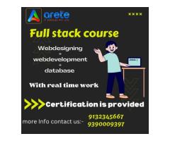 Best full stack course and real time work
