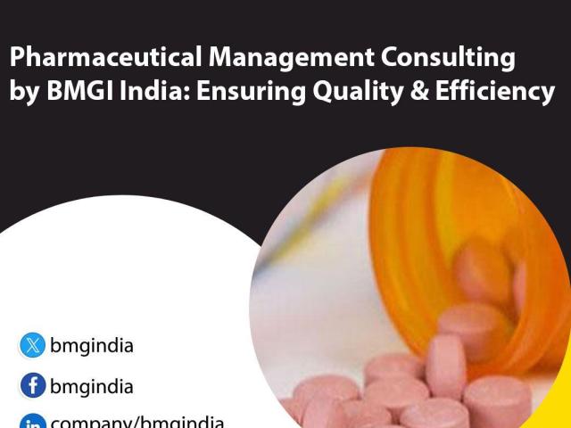 Pharmaceutical Management Consulting by BMGI India: Ensuring Quality and Efficiency