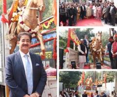 Marwah Studios Hosts Prayer Ceremony for Shivaji Maharaj’s Statue Installation in Tokyo