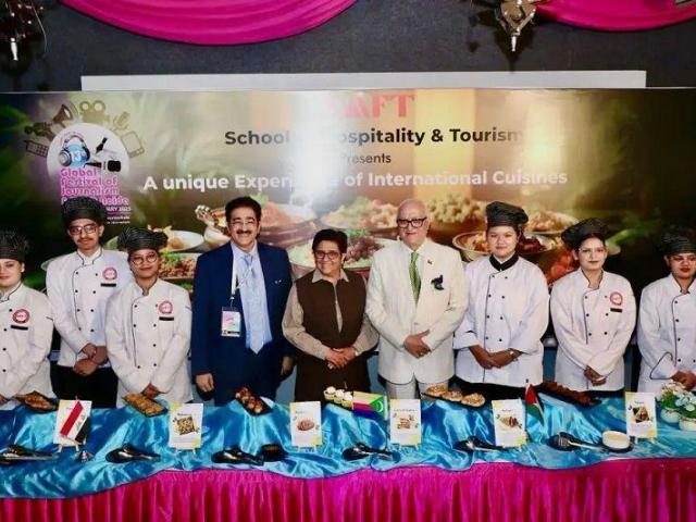 AAFT School of Hospitality Showcases Comoros Cuisine at the 13th Global Festival of Journalism