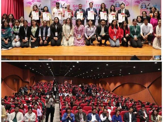 AAFT School of Journalism and  Mass Communication Unveils Newsletter at 13th GFJN