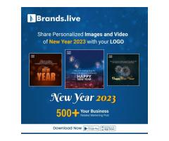More Than 500+ Creative Happy New Year Marketing Images With Your Business Logo