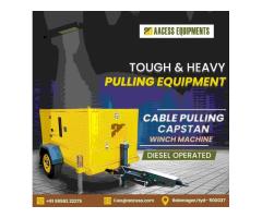 cable pulling capstan winch in india | Aacess Equipments