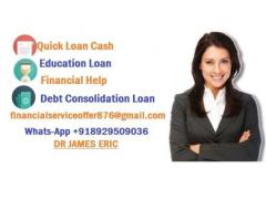 Business loans and Personal loans are available