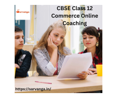 CBSE Class 12 Commerce Online Coaching| Sarvanga