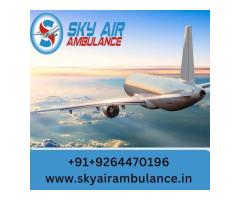 Sky Air Ambulance from Patna to Delhi with Incomparable Medical Attention