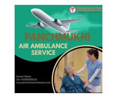 Pick First Rated Panchmukhi Air Ambulance Services in Ranchi with ICU