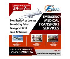 Falcon Train Ambulance in Hyderabad is a Reliable Source of Medical Transportation