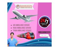 Get shifted to a medical center safely with ICU equipped Panchmukhi Train Ambulance in Patna