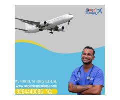 Hire Angel Air Ambulance Service in Ranchi with the World's Best ICU Setup
