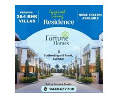 Vedansha's Fortune Homes 3BHK and 4BHK Duplex Villas