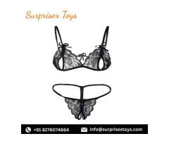 Buy Best Black Lingerie at an Affordable Price || Call - +91 8276074664