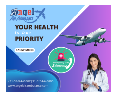Get  Angel  Air Ambulance Service in Muzaffarpur With Life Care Medical Equipment
