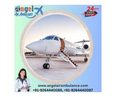 Select Angel Air Ambulance Service in Bhagalpur With Low-Fare Cardiac Monitor Setup