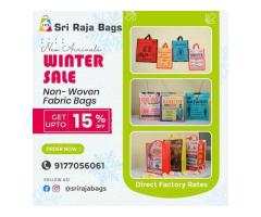Colorful D-Cut Printed Bags Suppliers || Sri Raja Bags