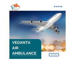 With Modern Medical Treatment Take Vedanta Air Ambulance in Raipur