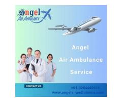 Book Quick Angel Air Ambulance Service in Indore with Hi-tech ICU Setup