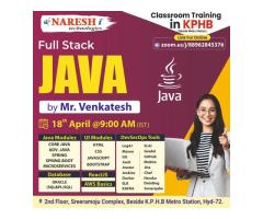 Best Course Full Stack Java Developer Online Training in NareshIT KPHB