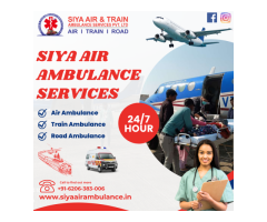 Get Siya Air Ambulance Service in Patna Along with Hi-Tech Medical Tools