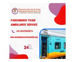 Hire Panchmukhi Train Ambulance Service in Patna for Health Support Doctor Team