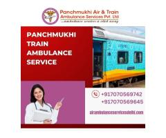 Take Top-class Panchmukhi Train Ambulance Services in Patna for the Best ICU Setup