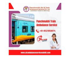 Avail Top-class Panchmukhi Train Ambulance Services in Ranchi for Quick Patient Journey