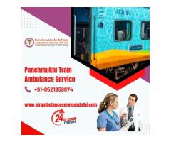 Avail Top-class Panchmukhi Train Ambulance Services in Ranchi with Advanced ICU Facilities