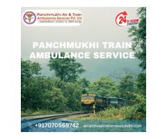 Take  Panchmukhi Train Ambulance in Ranchi for Advanced ICU Facilities