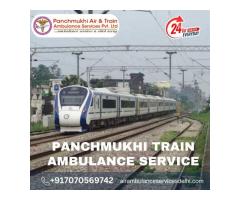 Get Panchmukhi Train Ambulance in Patna with Top-class ICU Facilities