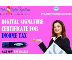 Apply digital signature certificate for income tax