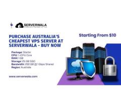 Purchase Australia's Cheapest VPS Server at Serverwala - Buy Now
