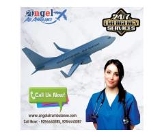 Get Critical Patient Transport by Angel Air Ambulance in Guwahati