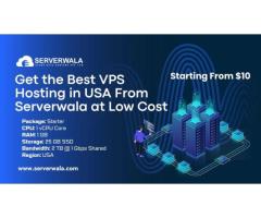 Get the Best VPS Hosting in USA From Serverwala at Low Cost