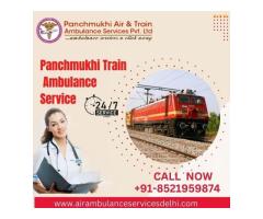 Avail of Top-level Panchmukhi Train Ambulance Service in Ranchi for Risk-free Transfer of Patient