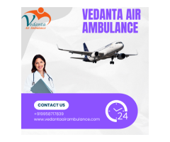 Pick Vedanta  Air Ambulance Service In Bhubaneswar With Hi-Tech ICU Features