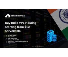 Buy India VPS Hosting Starting from $10 - Serverwala