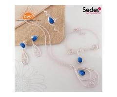 Stunning Neon Apatite Jewellery Set - Perfect for any Occasion!
