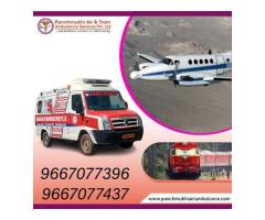 Hire Panchmukhi Rail Ambulance Services in Guwahati for Advanced Life Care Ventilator Setup