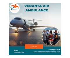 Avail Vedanta Air Ambulance Service In Indore With A Modern Medical System